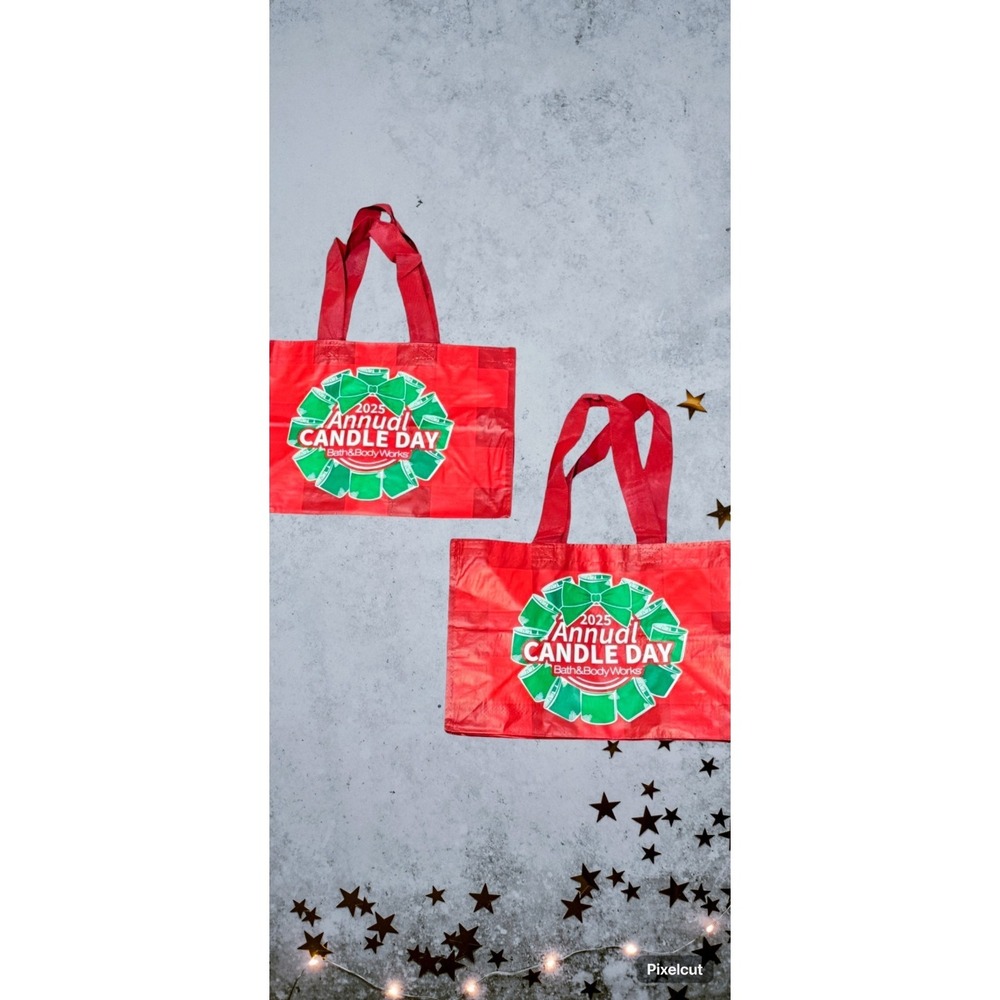 Brand new2 Bath & Body Works limited edition candle day 2025 tote bags